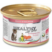 Healthy All days Cat Паштет с лососем для котят