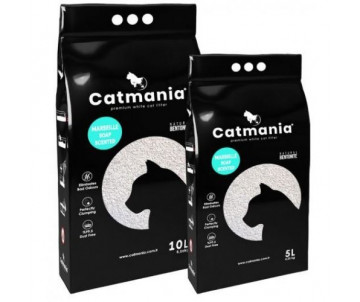 Catmania бентонитовый наполнитель для кошачьего туалета Марсельское мыло + бирюзовые гранулы