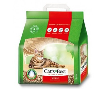 Cat's Best Original Eko Plus Дерев'яний грудкуючий наповнювач для котячого туалету