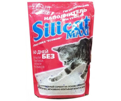 Silicat силикагелевый наполнитель для кошачьего туалета