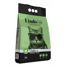 Lindocat Original White мелкий бентонитовый наполнитель для кошачьего туалета без запаха