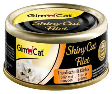 GimCat Shiny Cat Filet Adult Tuna Pumpkin Gravy