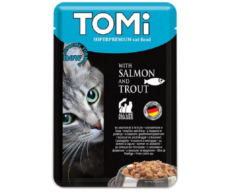 TOMi Cat Adult Salmon Trout Gravy