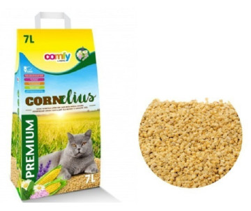 CORNELIUS Кукурузный наполнитель для кошачьего туалета натуральный