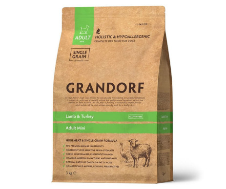 Grandorf Dog Adult Mini Lamb Rice