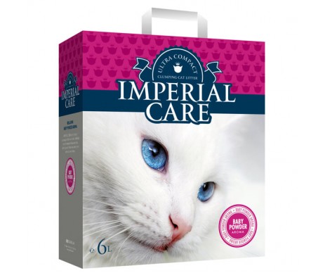 Imperial Care Baby Powder с ароматом детской пудры ультра-комкующийся наполнитель в кошачий туалет 