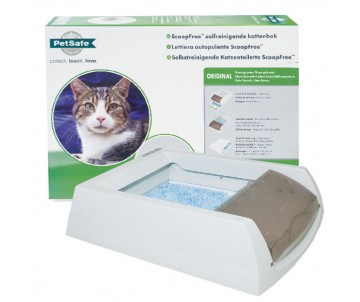  PetSafe ScoopFree автоматичний туалет для котів, в комплекті силікагелевий наповнювач