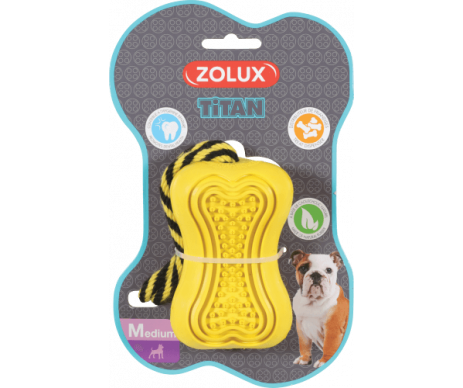 ZOLUX TITAN Резиновая игрушка для собак со шнуром
