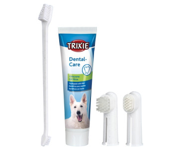 Trixie Зубна паста з щіткою для собак