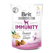Brit Care Dog Functional Snack Immunity Лакомства для собак насекомые с имбирем