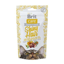 Brit Care Cat Snack Shiny Hair Лакомства с лососем для котов